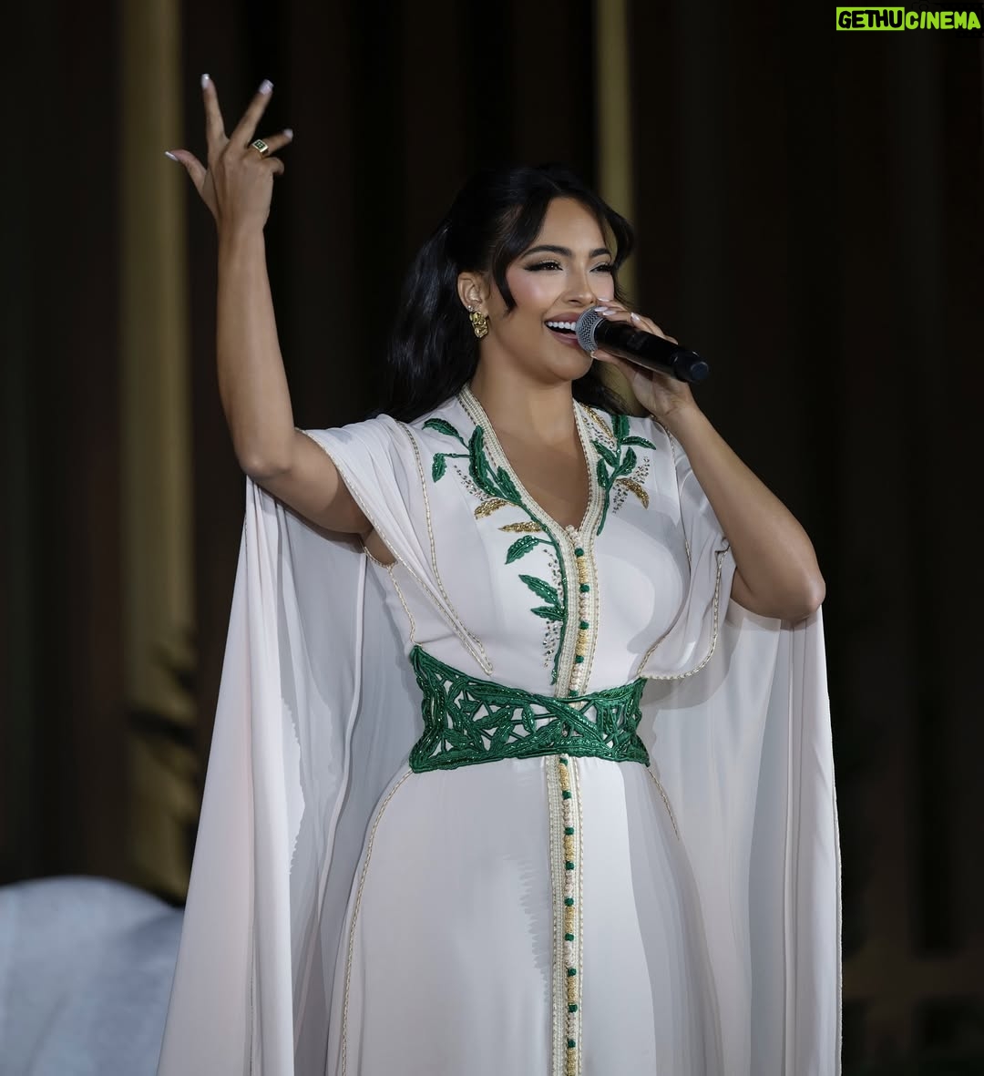 Rikia Magha - 3 Likes - ⁨	من أفراح #قطر الجميلة 
كانت ليلة جميلة وخفيفة على القلب💚
**** **** ****
شكرا معشوقتي صوفيا على التحفة هذي
‪@sophiabenyahiaofficial‬⁩
#القفطان_المغربي