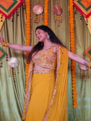 Rimpa Roy Instagram - Vibrant Haldi Vibes. 🌈