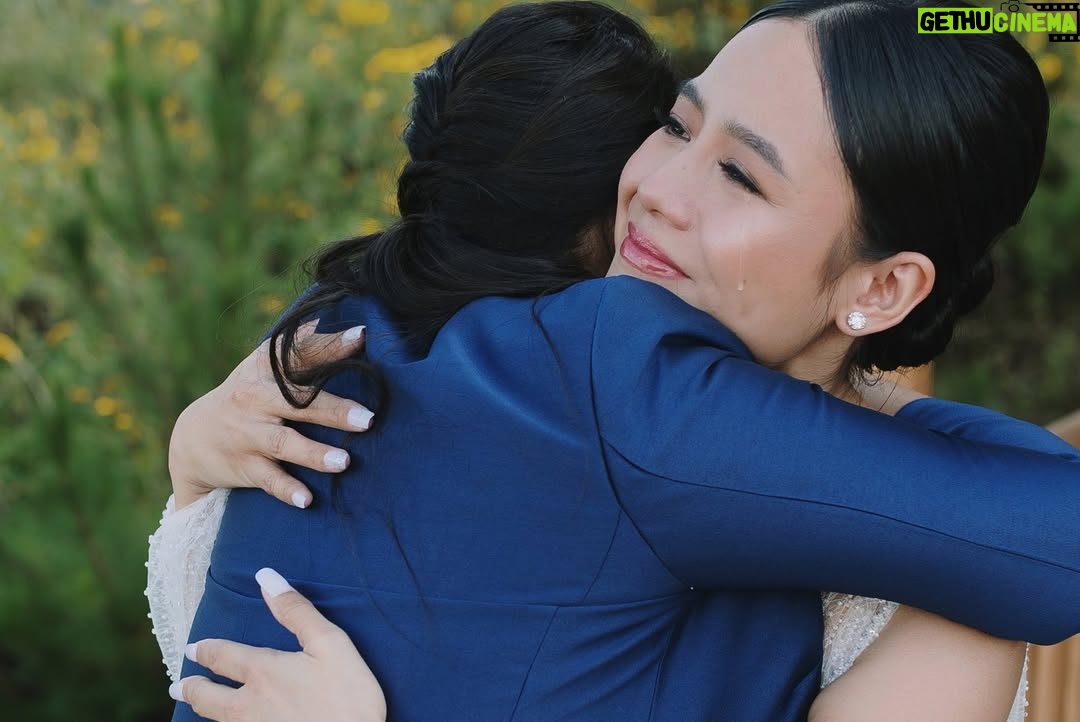 Ritz Azul - 16.4K Likes - One of the most meaningful hugs of my life…

Through ups and downs 👨‍👩‍👧‍👧👫🏻 I thank God for having you.

Dresses and barong of my family from @marlontuazonc 

Thank you for capturing these moments @mymetrophoto @paolonierves @erronocampo