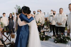 Ritz Azul Instagram - One of the most meaningful hugs of my life…

Through ups and downs 👨‍👩‍👧‍👧👫🏻 I thank God for having you.

Dresses and barong of my family from @marlontuazonc 

Thank you for capturing these moments @mymetrophoto @paolonierves @erronocampo