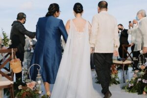 Ritz Azul Instagram - One of the most meaningful hugs of my life…

Through ups and downs 👨‍👩‍👧‍👧👫🏻 I thank God for having you.

Dresses and barong of my family from @marlontuazonc 

Thank you for capturing these moments @mymetrophoto @paolonierves @erronocampo