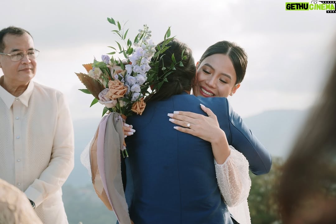 Ritz Azul - 16.4K Likes - One of the most meaningful hugs of my life…

Through ups and downs 👨‍👩‍👧‍👧👫🏻 I thank God for having you.

Dresses and barong of my family from @marlontuazonc 

Thank you for capturing these moments @mymetrophoto @paolonierves @erronocampo
