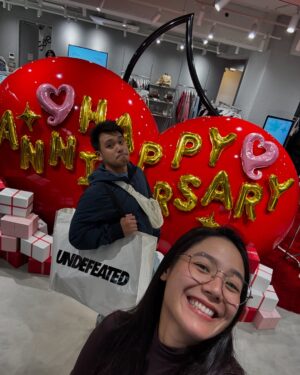 Ritz Azul Instagram - It’s cliche to say that “I’m glad I married my best friend” but it’s true. 😁 to my food buddy, coffee buddy, travel buddy, PS5 buddy, golf buddy, my best comedian, my lover, Happy 3rd anniversary!!! ❤️❤️❤️ I love you sooo much, my first and last @allan_guwi 😘
