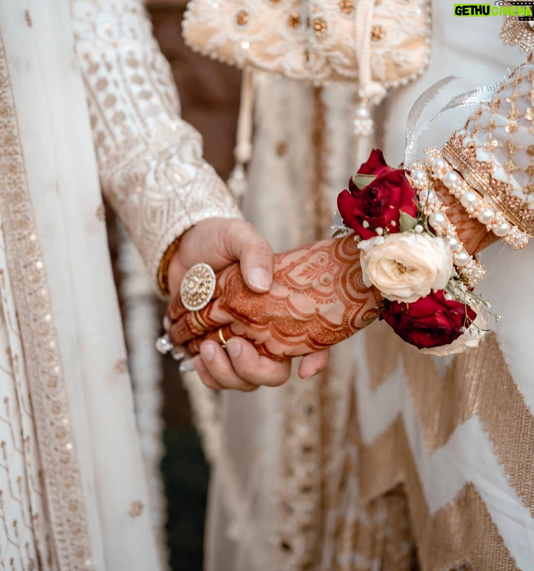 Riya Kishanchandani - 169.7K Likes - "And We created you in pairs" - وَخَلَقْنَاكُمْ أَزْوَاجًا
Alhumdullilah MashaAllah ❤️

Photography📸 - @pageantryproductions 
Makeup - @makeover_by_zara 
Hair - @makeoverby_tanzilashaikh 

#justmarried #love #❤️ #weddingphotography #weddingday #weddingdiaries