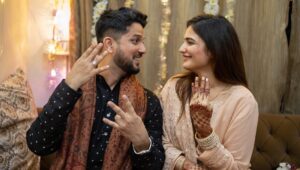 Riya Kishanchandani Instagram - Cheers 🎉 to 1 year of this beautiful day of exchanging rings & (gifts🎁😛)with you ♥️