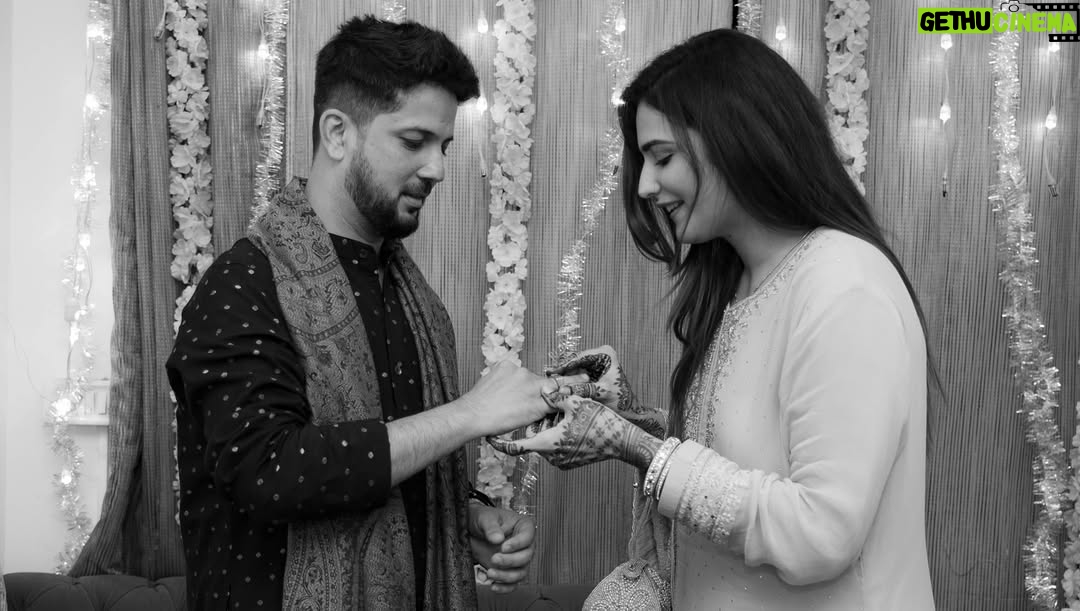 Riya Kishanchandani - 73.5K Likes - Cheers 🎉 to 1 year of this beautiful day of exchanging rings & (gifts🎁😛)with you ♥️