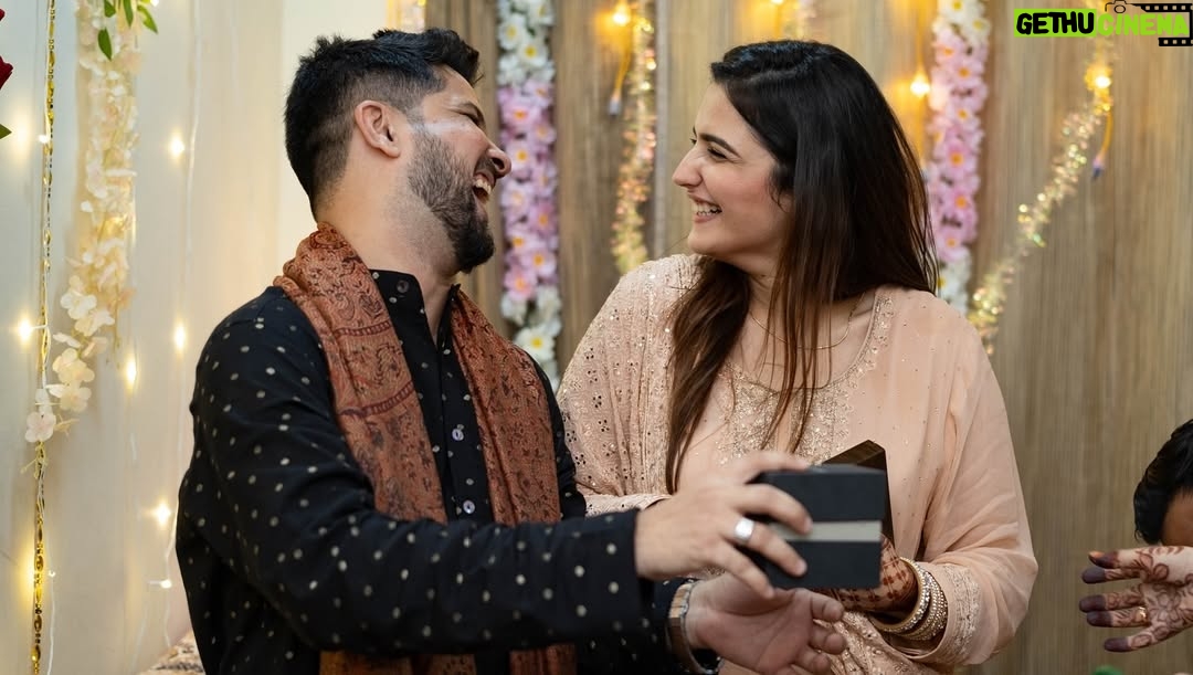 Riya Kishanchandani - 73.5K Likes - Cheers 🎉 to 1 year of this beautiful day of exchanging rings & (gifts🎁😛)with you ♥️