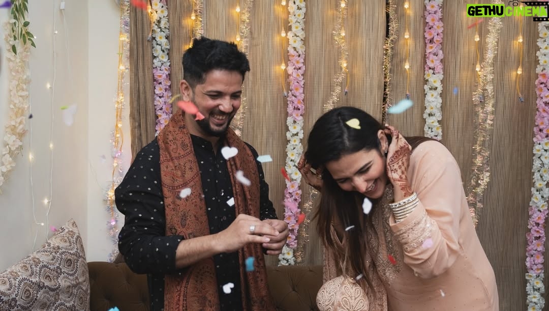Riya Kishanchandani - 73.5K Likes - Cheers 🎉 to 1 year of this beautiful day of exchanging rings & (gifts🎁😛)with you ♥️