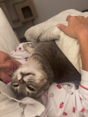 Romina Poza Instagram - Así dormimos ella y yo 🐣❤️🩹🍰