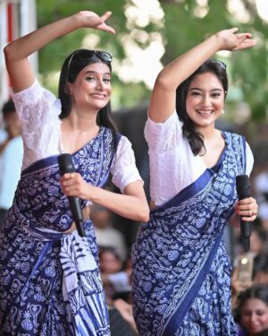 Rupankrita Kalita Instagram - Thank you Barbhag College for all your love ❤️ 
Mua @nayanmonimedhi_ 
📷 @utjjal_kalita_photography and @harishbaruah_photography