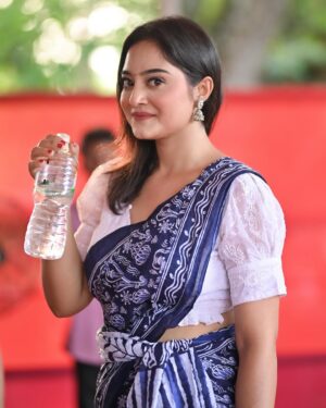 Rupankrita Kalita Instagram - Thank you Barbhag College for all your love ❤️ 
Mua @nayanmonimedhi_ 
📷 @utjjal_kalita_photography and @harishbaruah_photography