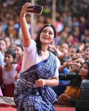 Rupankrita Kalita Instagram - Thank you Barbhag College for all your love ❤️ 
Mua @nayanmonimedhi_ 
📷 @utjjal_kalita_photography and @harishbaruah_photography