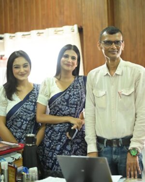 Rupankrita Kalita Instagram - Thank you Barbhag College for all your love ❤️ 
Mua @nayanmonimedhi_ 
📷 @utjjal_kalita_photography and @harishbaruah_photography