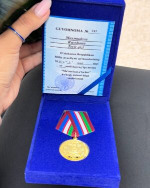 Ruxshona Instagram - Ўзбекистон Республикасига садоқат билан хизмат қиламан!🫡
Катта рахмат! 
Байрамга энг зўр совға!😍🥳
#МиллийГвардия