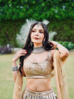 Saanya Khatter Instagram - May cause dizzy spells (from all the twirling 😉)
Wearing @chhabra_srs 
HMUA @makeupbyishamanchanda 
Jewellery @nityagehinijewels