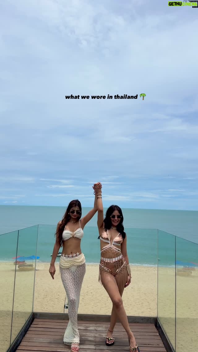 Saanya Khatter - 1.2K Likes - What we wore in Thailand 🇹🇭 
Comment your favourite look ✨💁🏻‍♀️ 
#bffs #girls #trending #fyp #reelsinstagram #ootd #outfitideas #travelgram #thailand