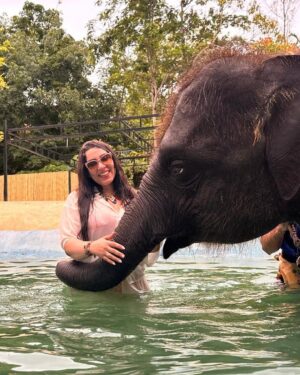 Sahar Seddiki Instagram - Elephant vibes only🐘😍😄
