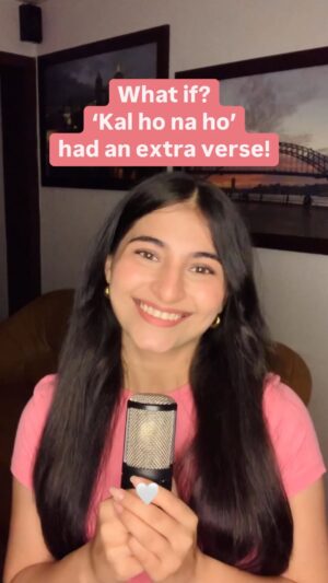 Sai Godbole Instagram - Wrote a little ‘Kal ho na ho’ (Sai’s version)❤️
thank you for helping me co-write this mommy @kulkishori 🥰
Kal ho na ho re-released in theatres recently and we all fell in love with it again, so I thought of making this! I had so much fun writing (with mom) and recording this, hope you have as much fun watching it and listening to it🫶🏼
.
.
#kalhonaho #srk #movies #song #explore #explorepage #trending #fyp