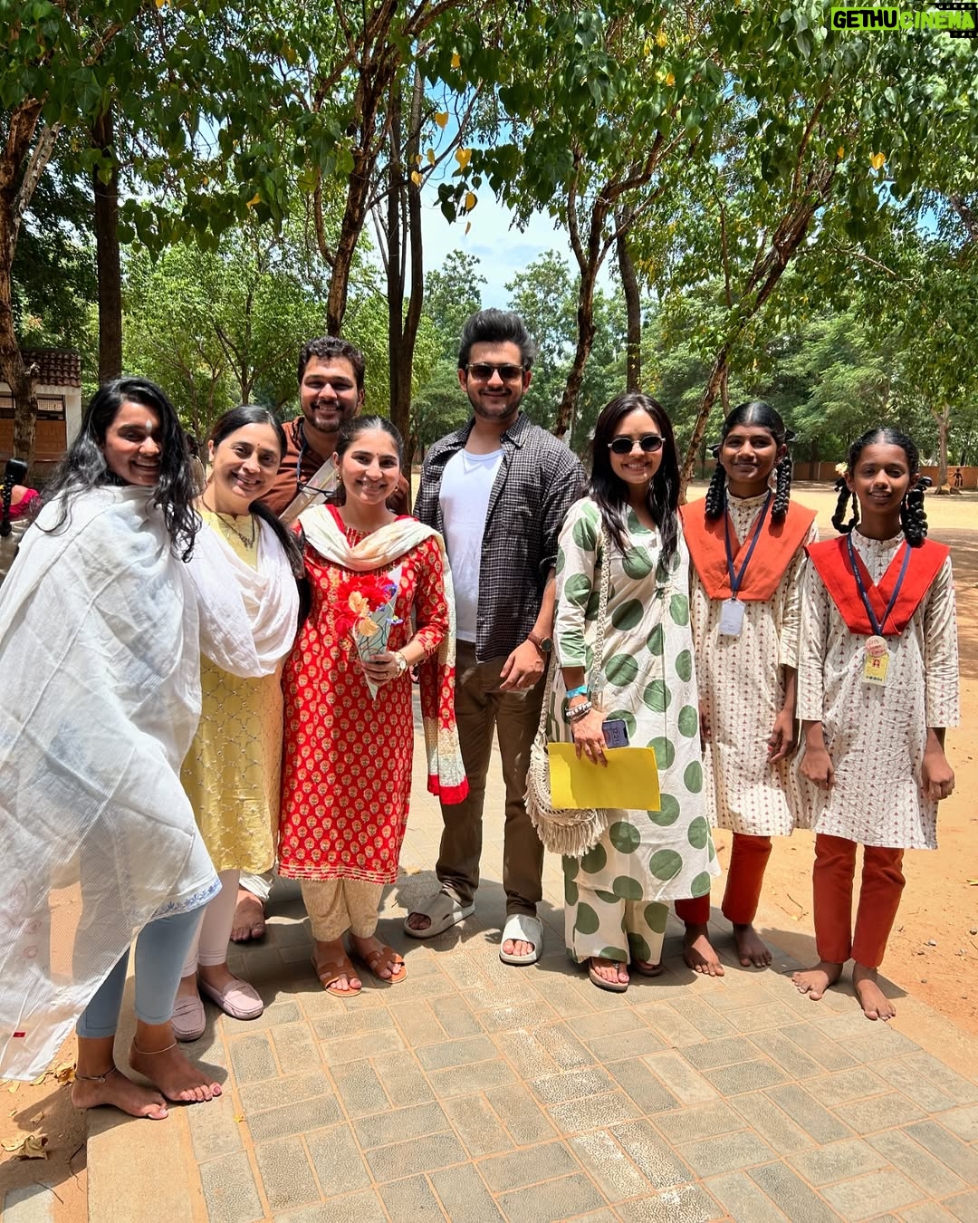Sai Godbole - 79.1K Likes - Namaskaram🙏🏼❤️
At the foothills of the Velliangiri mountains, my time at the @isha.foundation was surreal. The calm I felt within the serene and spiritually charged space was profound. Surrounded by the inclusivity and warmth of the people, nourished by healthy food, embraced by the purity of the air, and the divinity and grandeur of the Adi Yogi, I felt deeply connected. The energy of the powerfully consecrated Dhyan Linga and the Linga Bhairavi Devi temple has left a lasting impression on my soul. 
It was heartening to witness the immense work being done to address climate change through the Save Soil initiative (we visited the nursery too) and support for farmers. The dedication to empowering underprivileged students at the Isha Vidhya school is truly inspiring. The work Sadhguru and his team of volunteers continue to do is nothing short of remarkable.
Thank you for this incredible experience, for welcoming my mom and me into your sacred space. We left feeling rejuvenated, inspired, and deeply grateful. Shambho.”

Special thank you to Swami Suyagna ji for his kindness, time and generosity🙏🏼
Priyanka Akka and Kinjal Akka @kinjalmehta97 for showing us around the ashram with so much care, your warmth made us feel even more connected to the space🌷
Lots of love to Rudreshi Akka @_rudreshi_ for truly making us feel at home! You are sunshine! ☀️ 
Thank you to Kunal Anna for organising this retreat and Chaitral for coordinating everything! 🤍
And a huge thank you to Daddu @niharshembekar for introducing me to this divine, magical world and to my mom @kulkishori for her company and her efforts to make sure I have this experience ❤️🧿🙏🏼🌟

#ishafoundation #adiyogi #sadhguru