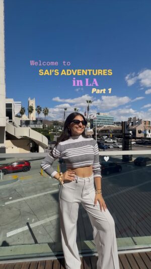 Sai Godbole Instagram - Sai vlog era is here❤️😂
Part 1 of my LA vlog is here!!! I got an opportunity to go to LA with the best brand ever @apple and I’ve fully had the best time!!! More parts coming so soon🥰
I literally was talking in that voiceover voice as I was watching the footage I had shot and thought this should be the tone of the actual voiceover I do😂😂

#explore #fyp #trending #explorepage #losangeles #la #apple #usa