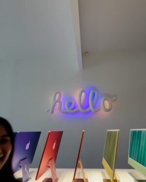 Sai Godbole Instagram - the 🍎 experience @apple <3
I am blown away by how much apple cares about artists and creatives! Every single device, feature, update has been made with so much love, attention and care with the intention of making the process of creating art special for the artist! 
We got to experience the brand new tiny Mac mini, ipads, the incredible loud noise reduction in the AirPods, the newest photo retouching technology that’s going to release next month, the next gen additions that Apple intelligence is making to Final Cut Pro and Logic Pro!!! (Musicians, Editors, creators are going to have the time of their lives with this)
I’m so grateful for this trip of a lifetime with my favourite brand of all time in my favourite city of all time 
Thank you @apple for being so kind! The best for a reason🤍🧿