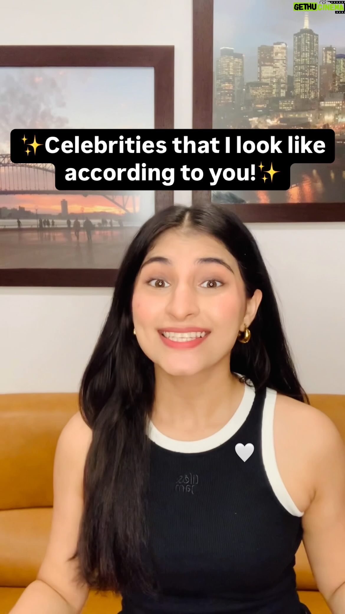 Sai Godbole - 150.1K Likes - Which other celebrity ✨doppelgängers✨ do I have?❤️
Ps : these were all the celebrities you guys usually say I look similar to! 😂
Who am I the closest to in appearance do you think?
Idea credits - Ahilya 

#celebrity #doppleganger #lookalike #celebrities #sharmilatagore #emilyinparis #friends #mom #normalpeople #explore #explorepage #fyp #trending