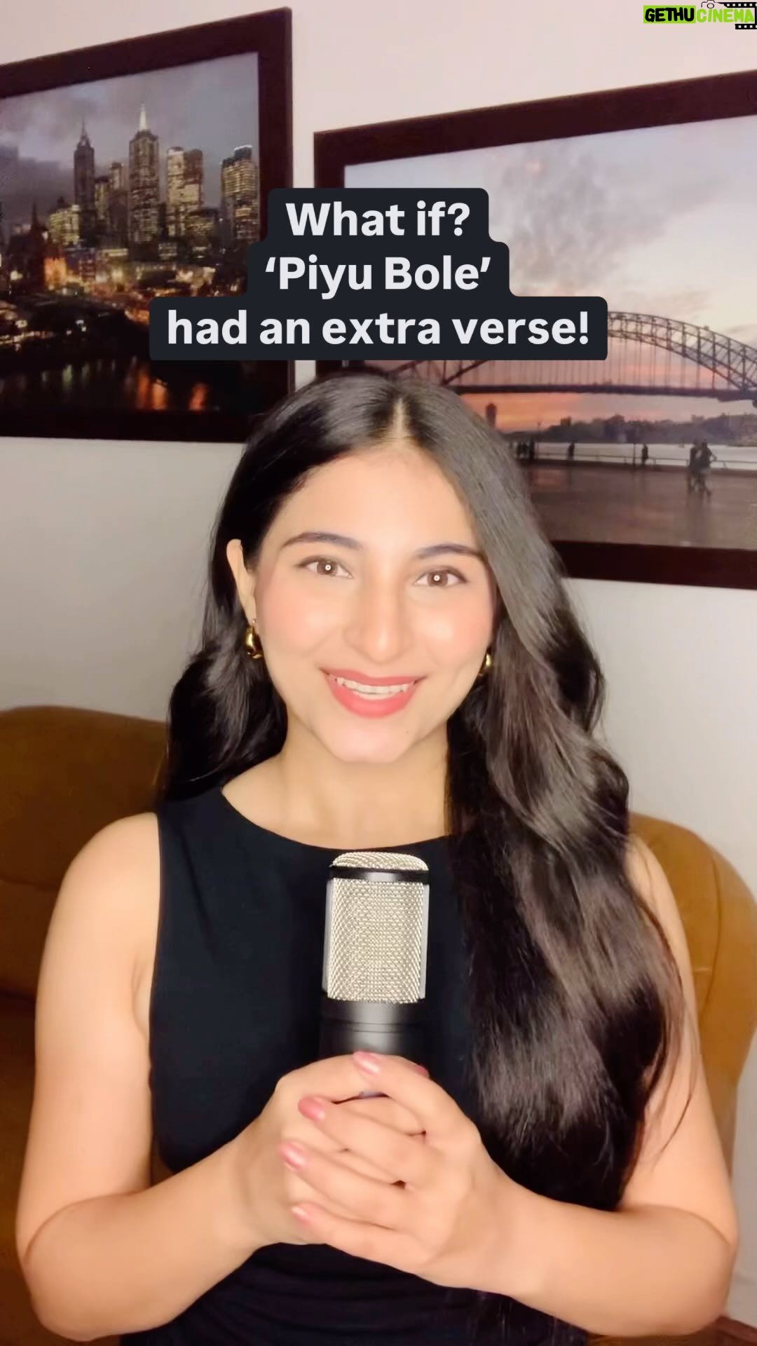 Sai Godbole - 36.6K Likes - @kulkishori wrote a lil ‘Piyu Bole’ (Sai’s version)❤️
My mom always helps me write these extra verses and this time she wrote this entire verse while I was on a trip and handed me a piece of her heart, the day I got back! Had so much fun singing this for you guys! 
Thank you Ma!❤️

#extraverse #explore #explorepage #trending #fyp #piyubole #song #hindi