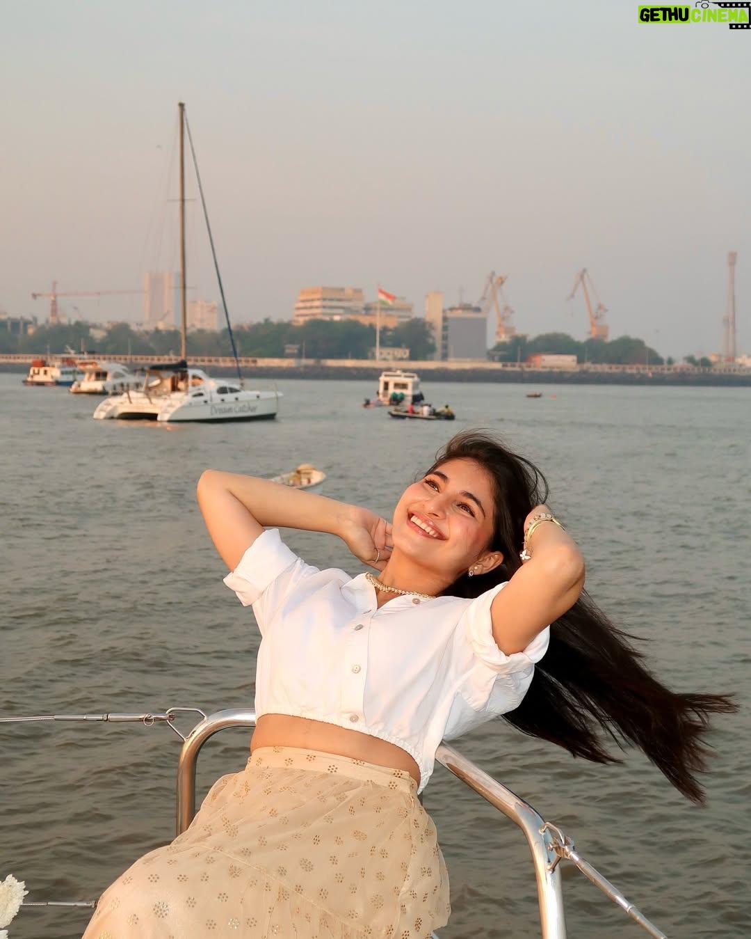 Sai Godbole - 40K Likes - chased the sunset, sailed away❤️
thank you for hosting the best party @indewild @diipakhosla @olegbuller 💫🫶🏼
thank you @hustlerani @shubhra.vaity @sanyaparekh for clicking these lovely photos! 
check out @indewild ‘s two newest dewy lip tints!! I genuinely love them!!😍