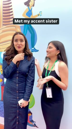 Sai Godbole Instagram - @shraddhakapoor is literally the sweetest! so kind and so fun❤️ had the best time meeting my accent sister!
thank you @ankit_rihal for making it happen!🫶🏻
@metaindia #ShraddhaXMeta