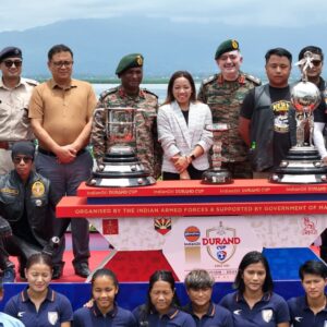 Saikhom Mirabai Chanu Instagram - Honored to be part of the grand tour and trophy showcase of Asia's oldest football tournament in Imphal yesterday. My best wishes to all the participating athletes in the 134th Edition of Indian Oil Durand Cup. 🏆⚽
I would like like to thank Shri Prashant Kumar Singh, IAS, Chief Secretary, Government of Manipur, Lt Gen Mohit Malhotra, Chief of Staff, HQ Eastern Command & Chairman, Durand Cup Organising Committee, Lt Gen Abhijit S. Pendharkar, General Officer Commanding, 3 Corps, Maj Gen S. S. Karthikeya, General Officer Commanding, 57 Mountain Division, Maj Gen Ravroop Singh, Inspector General, Assam Rifles (South), and Shri Rajiv Singh, IPS - DGP Manipur for the hospitality and kind words.
#MirabaiChanu #DurandCup #Manipur #Football