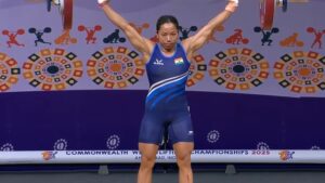Saikhom Mirabai Chanu Instagram - What a glorious moment!
@mirabai_chanu storms the stage, clinching Gold in women’s 48kg at the Commonwealth Weightlifting Championship 2025.
Her power, passion & perseverance shine bright for Bharat.