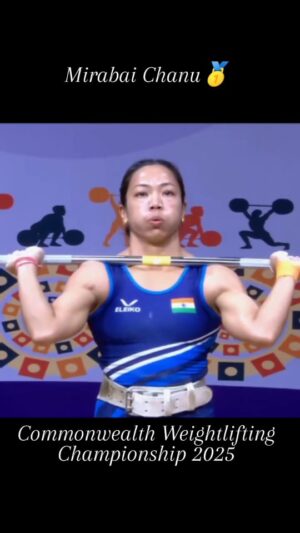 Saikhom Mirabai Chanu Instagram - Olympics medalist Mirabai Chanu 🇮🇳
Wins GOLD 🏅medal in the women's 48 kg category at Commonwealth Weightlifting Championships 2025
#CWC2025
#weightlifting
#mirabaichanu
#mirabaichanu🏋️♀️