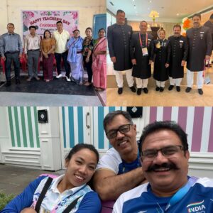 Saikhom Mirabai Chanu Instagram - Thank you for making a difference in my life every single day# happyteachersdaysirmam🙏🏻🙏🏻❤️