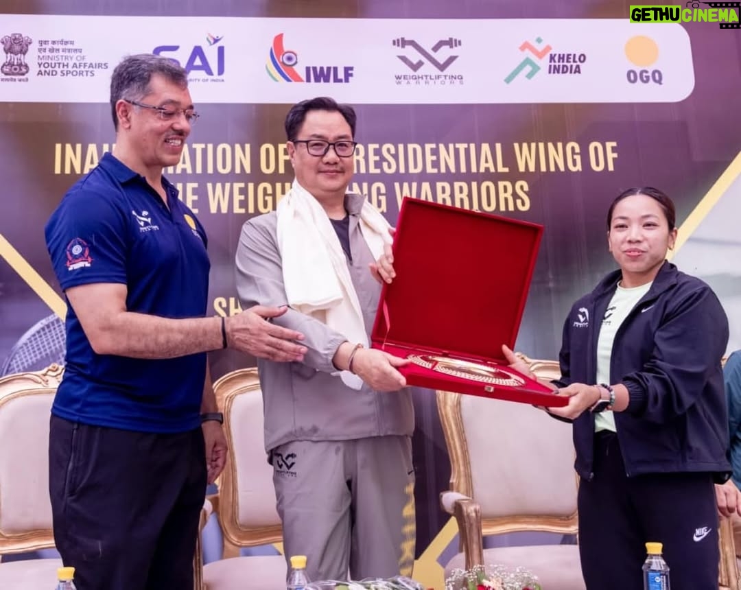Saikhom Mirabai Chanu - 6.5K Likes - Thank you Hon'ble @kiren.rijiju sir for inaugurating the residential wing of Weightlifting Warriors Academy in Modi Nagar yesterday.

The state-of-the-art facility, established by our Chief National Coach Shri Vijay Sharma in September 2024, will now provide accommodation for up to 60 athletes in 30 fully equipped rooms. Currently, 40 young athletes aged 8-14 years and 15 elite athletes are also training at the academy.

The academy operates under the Khelo India Scheme with support from the Ministry of Youth Affairs and Sports, Sports Authority of India, Olympic Gold Quest, and the Indian Weightlifting Federation (IWLF). The facility features world-class training amenities, including a modern gymnasium, recovery zones with steam, sauna, and ice bath facilities, and is staffed by seven coaches, three physiotherapists, and two certified masseurs.

Also, thanks to IWF President Sahdev Yadav sir, our MP Dr. Raj Kumar Sangwan sir, MLA Dr. Manju Siwach and all present during this occasion.