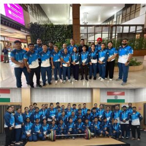Saikhom Mirabai Chanu Instagram - Team India 🇮🇳 🇮🇳🇮🇳🙏🏻🙏🏻🙏🏻❤️🏋️