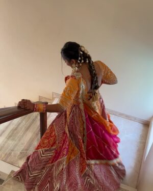 Sakshi Chhajed Instagram - Still remember your phone call “I am getting married” 

That scary, nervous, funny Sakshi sounded excited, confident and happy on her wedding day. 🥰

Over that wedding week we laughed, danced, sang, and had a lot of fun but seeing her in that beautiful wedding dress made everyone emotional. 
A lot to say as that week brought all our childhood memories back and I am grateful to have a friend like you -  crazy, caring and a girl with many dreams. 

My best-friend got married! An unbelievable event happened and now became a lifetime memory. 

The wedding was a blast and truly love was in the air. Wishing you both love and happiness for a lifetime❤️