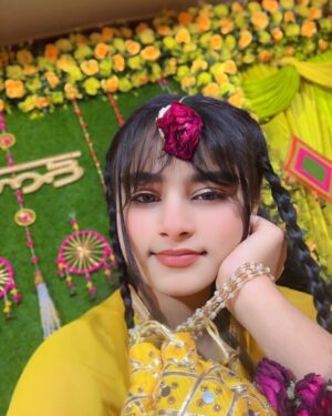 Saliha Ahmad Instagram - HALDI ✨💛
#salihaahmad #haldifunction #wedding