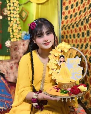 Saliha Ahmad Instagram - HALDI ✨💛
#salihaahmad #haldifunction #wedding
