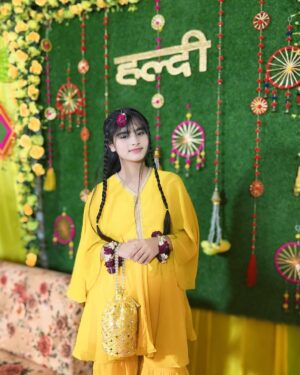 Saliha Ahmad Instagram - HALDI ✨💛
#salihaahmad #haldifunction #wedding