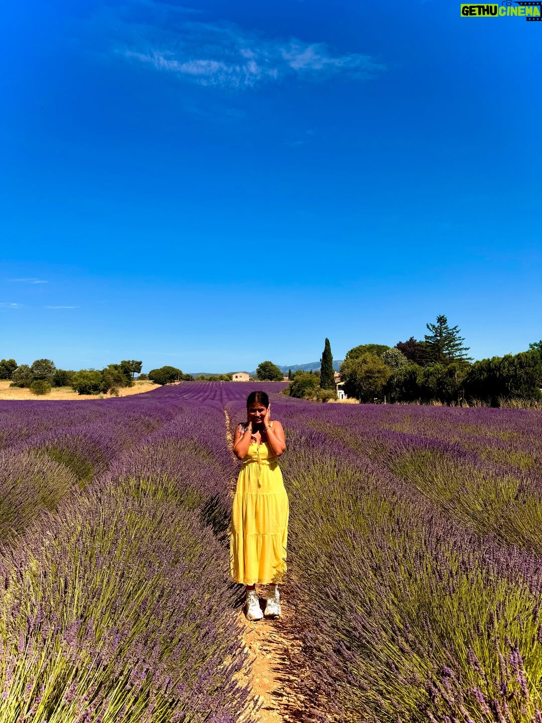 Sameeksha Takke - 52.3K Likes - Like a sunflower lost in lavender fields who is scared of Bees 🌻
.
.
Provence Vlog ka revision karlo Youtube pe ✨ New video coming today ❤️
.
.
.
Love you photographer @roopvermaa 
.
#aixenprovence #StInEurope #france #sameekshatakke #travel #potraits #provence #lavender #lavenderfields #travelgram #atrangiwomaniya