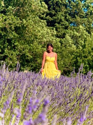 Sameeksha Takke Instagram - Like a sunflower lost in lavender fields who is scared of Bees š»
.
.
Provence Vlog ka revision karlo Youtube pe ⨠New video coming today ā¤ļø
.
.
.
Love you photographer @roopvermaa
.
#aixenprovence #StInEurope #france #sameekshatakke #travel #potraits #provence #lavender #lavenderfields #travelgram #atrangiwomaniya