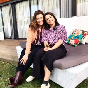 Samia Akariou Instagram - With my best @noraskaliofficial #newproject #babalbhar2m #2M #ramadan #2020 #loveyou #all 😘😘😘