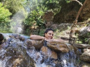 Samia Akariou Instagram - #CCCPR #nature #akchour #chaouen #blue #city #love #you #all 😘😘 merci @latifa__cherif