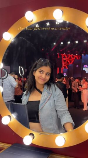Sanchi Jain Instagram - This was super fun🤍
.
.
.
#myntracreatorfest #myntracreatorfest2023 #mumbai