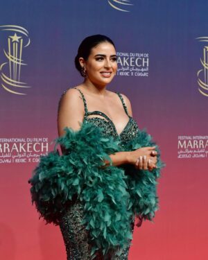Sandia Tajdin Instagram - Hommage de Naima Lamcharki ✨
Festival international du film de Marrakech.

👗 : @diamonds_byhatimb 
💄 : @ghizlan.marsad 

@marrakechfilmfestival 
#sandia_tajdin 

⭐️ .