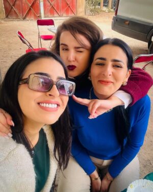 Sandia Tajdin Instagram - Ramadan karim mes amours 🥳.. 

#rahma
#ghita 
#saïda 

#dem_el_machrouk