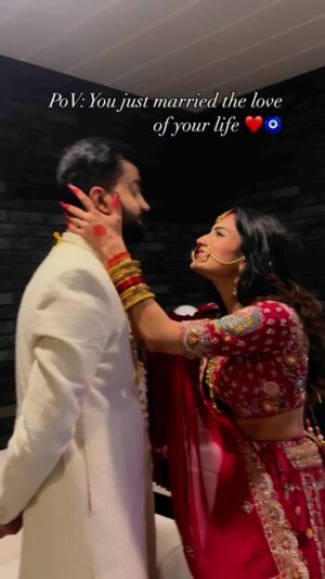 Sanjna Singh Instagram - 💍❤️ #JustMarried #NewBeginnings”
