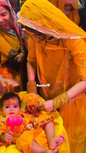 Sapna Parihar Instagram - Kanha ji to bde cute hai 😍♥️
#janmashtami
#reeitfeelit
#kanha
#radha
#krishna
#foryou