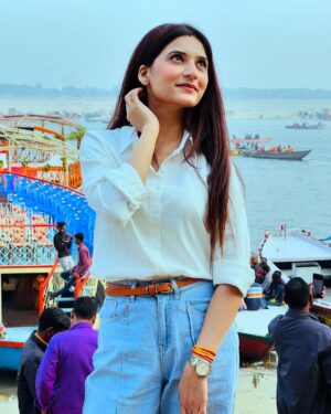 Sapna Parihar Instagram - Ishq hai ye…#banaras♥️