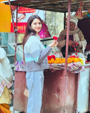 Sapna Parihar Instagram - Ishq hai ye…#banaras♥️